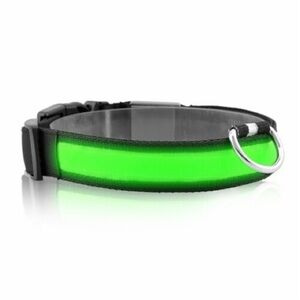 LED Reflective Pet Collar Sz S